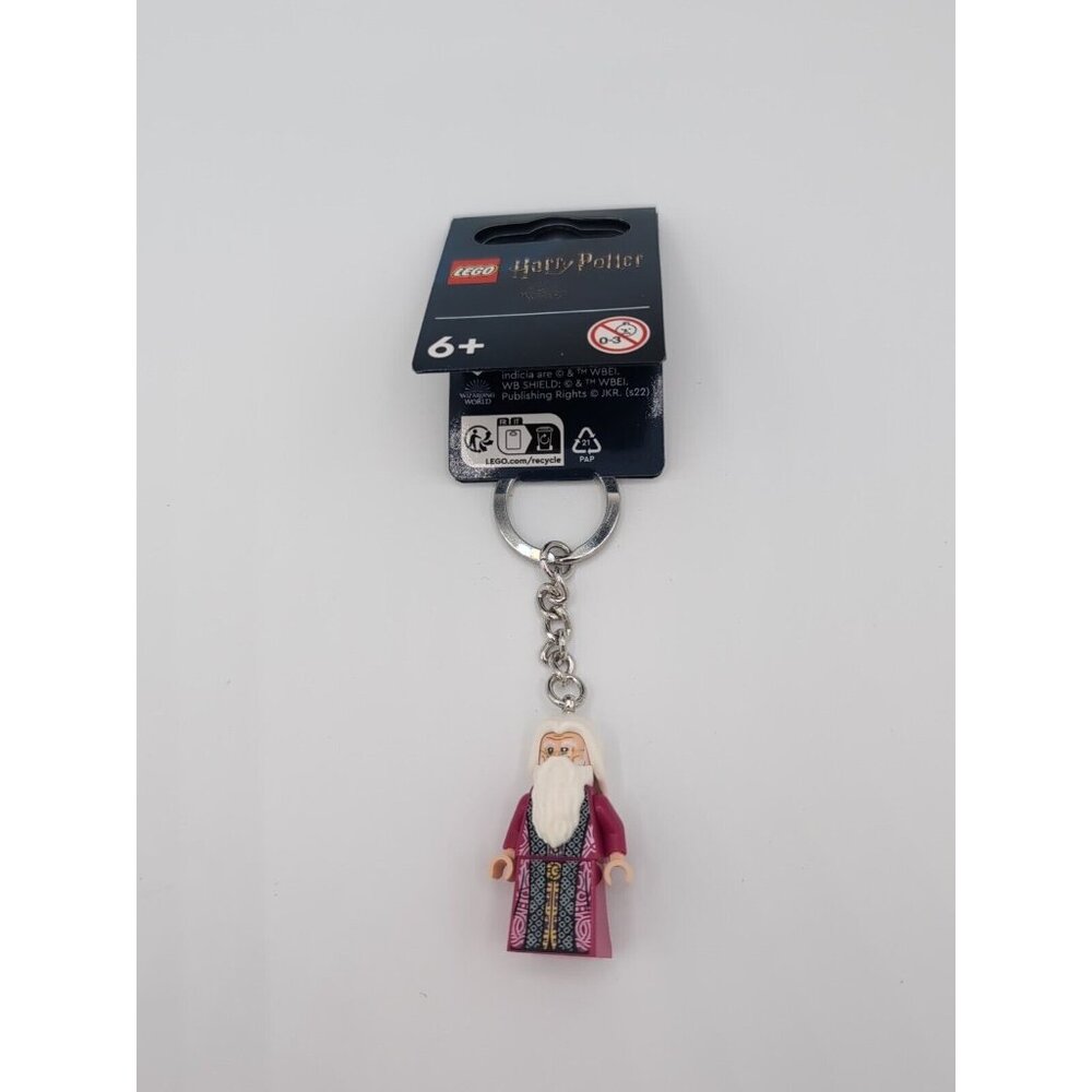 Lego Harry Potter Dumbledore Keyring / Keychain - 854198 - Brand New